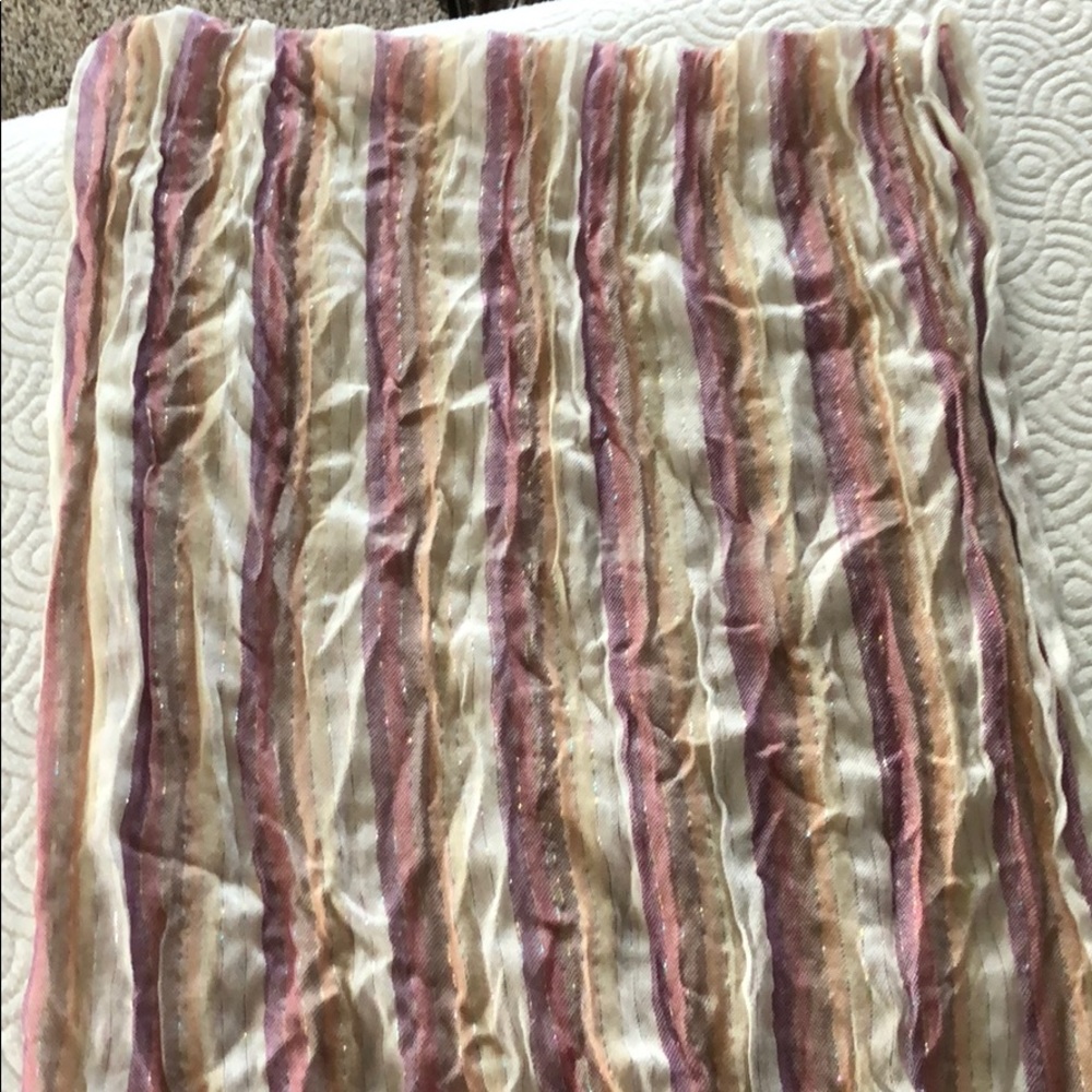 Rainbow colored sparkly 🌈 pink inspired scarf!